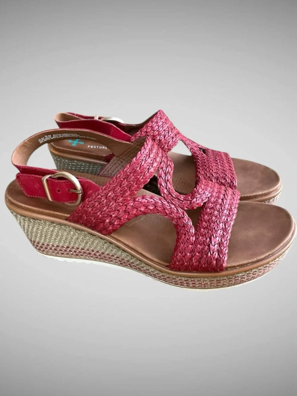 Baretraps Elsa Platform Wedge Sandals Size 9M Neutral Pink